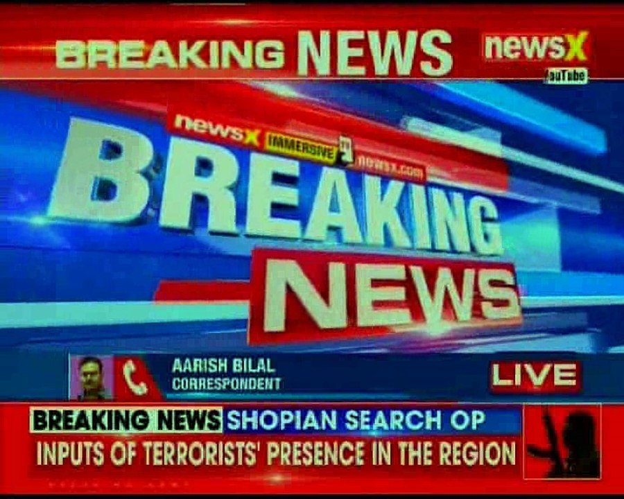 Inputs of terrorists' presence in Shopian; forces launch search operations