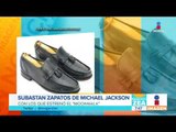 Subastan los zapatos que Michael Jackson utilizó para bailar moonwalk | Noticias con Francisco Zea