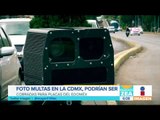 Fotomultas de la CDMX aplicarán para vehículos del EDOMEX | Noticias con Francisco Zea
