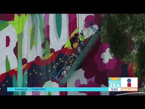 Rescatan a trabajadores suspendidos de andamios en Reforma | Noticias con Francisco Zea