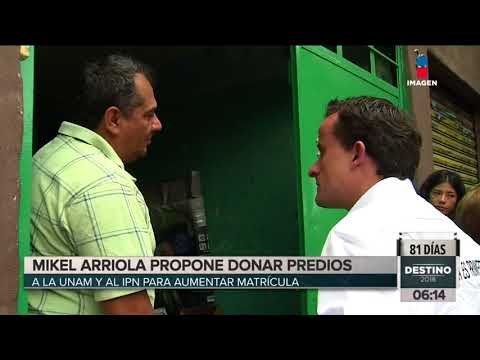 Mikel propone donar prediosa la UNAM, IPN y UAM para ampliar matricula de estudiantes | Paco Zea