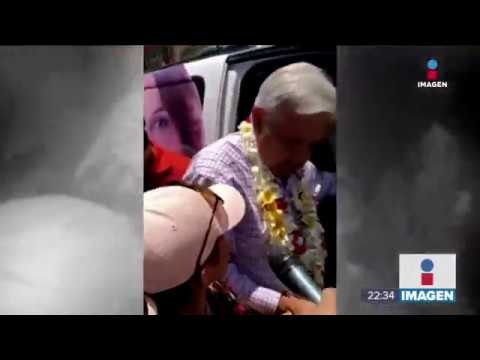 Eva Cadena increpó a López Obrador en Veracruz | Noticias con Ciro Gómez Leyva