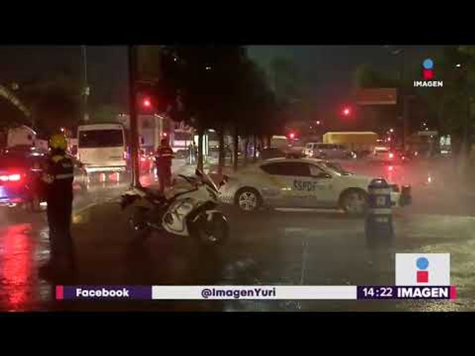 Tarde/noche lluviosa deja encharcamientos | Noticias con Yuriria Sierra