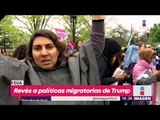 Revés a políticas migratorias de Trump | Noticias con Yuriria Sierra