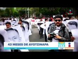 A 43 meses, marchan en Reforma por normalistas desaparecidos | Noticias con Francisco Zea