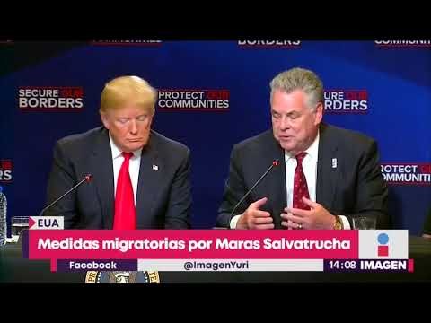 Nuevas medidas migratorias por Mara Salvatruchas: Donald Trump | Noticias con Yuriria Sierra