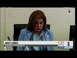 Arely Gómez dice que la corrupción en México es "real, grave e inadmisible"