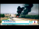 Se incendia pipa en Querétaro | Noticias con Francisco Zea