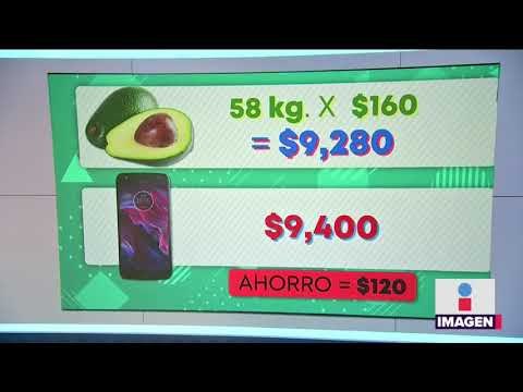 Le dejan pagar su celular ¡con kilos de aguacate! | Noticias con Yuriria Sierra