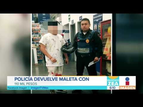 Policía devuelve maleta con 110 mil pesos ¿harías lo mismo? | Noticias con Francisco Zea