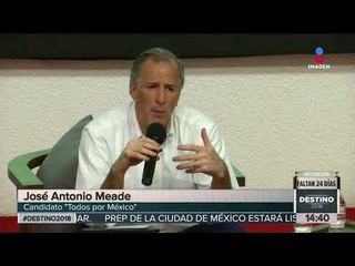 Meade insiste en que es apartidista | Noticias con Yuriria Sierra