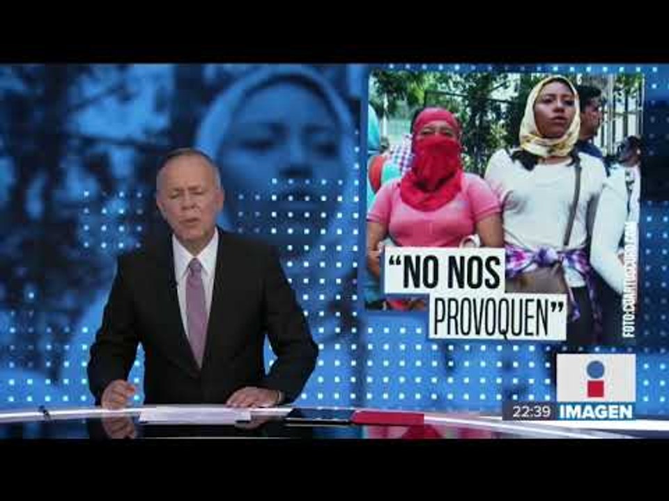 Así se enfrentaron maestros de la CNTE con policías en la CDMX | Noticias con Ciro Gómez Leyva