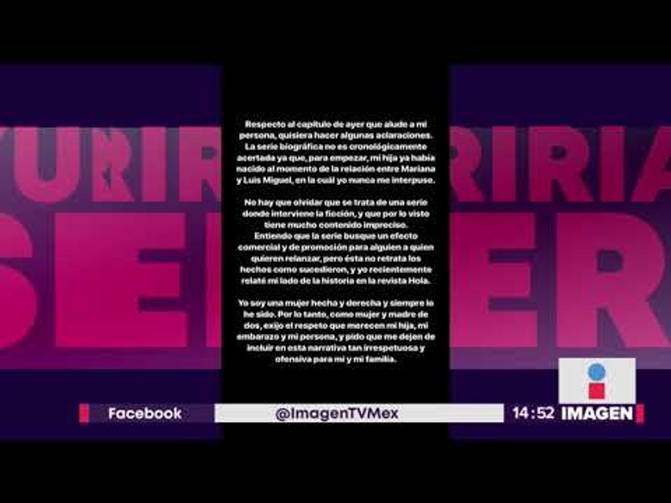 Serie de Luis Miguel de Netflix es desmentida, no pasaron así las cosas | Noticias con Yuriria