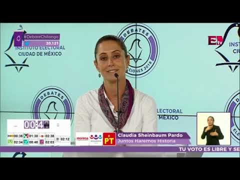 Claudia Sheinbaum propone reducir trámites en toda la CDMX | Segundo Debate CDMX 2018