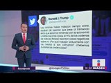 Trump moderará críticas en su contra corriendo a periodistas | Noticias con Yuriria Sierra