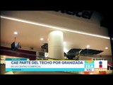 Se cae el techo de una centro comercial por fuerte granizada en Morelia | Noticias con Francisco Zea