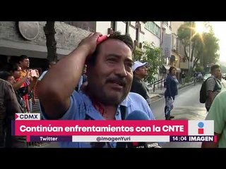 CNTE vs ¿policías? | Noticias con Yuriria Sierra