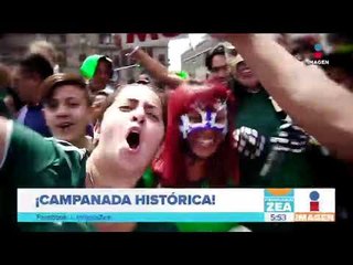 ¡Así celebraron los mexicanos el gol contra Alemania! | Noticias con Francisco Zea