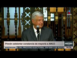 Podrían adelantar la entrega de la constancia de mayoría a López Obrador | Yuriria Sierra
