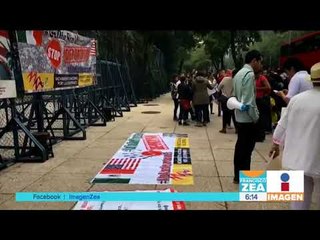 Capitalinos protestan por separación de familias frente a embajada de Estados | Francisco Zea