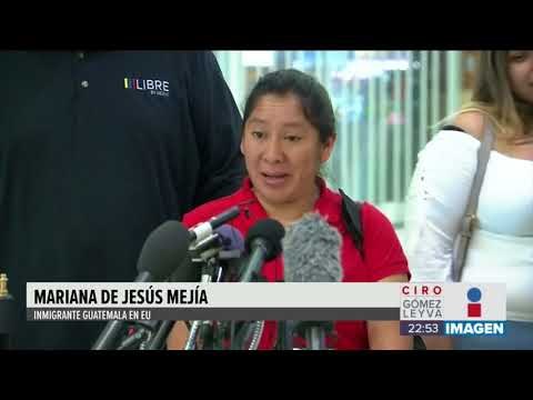 Mujer migrante se reúne con su hijo después de 1 mes de haber sido separados | Noticias con Ciro