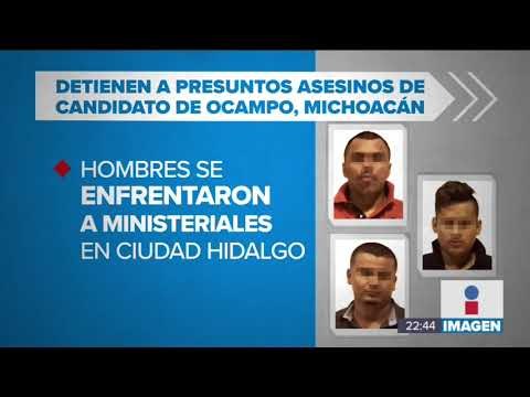 Detienen a tres presuntos asesinos del candidato del PRD en Ocampo