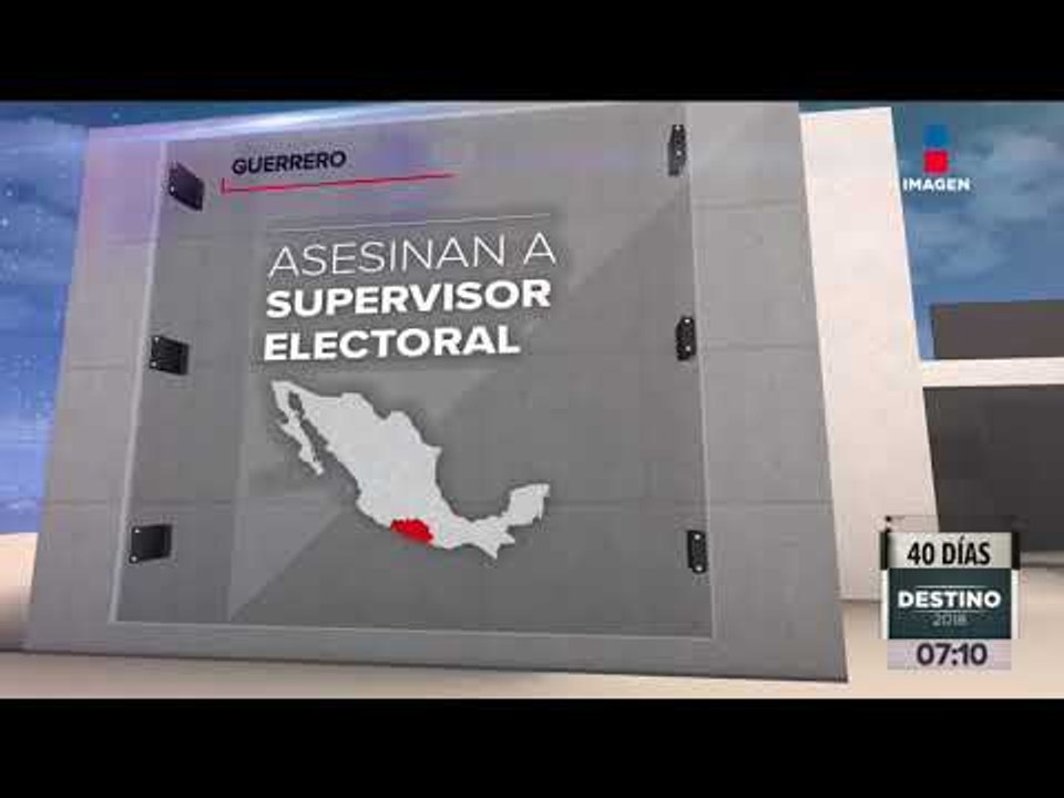 Asesinan a supervisor electoral en Guerrero | N...