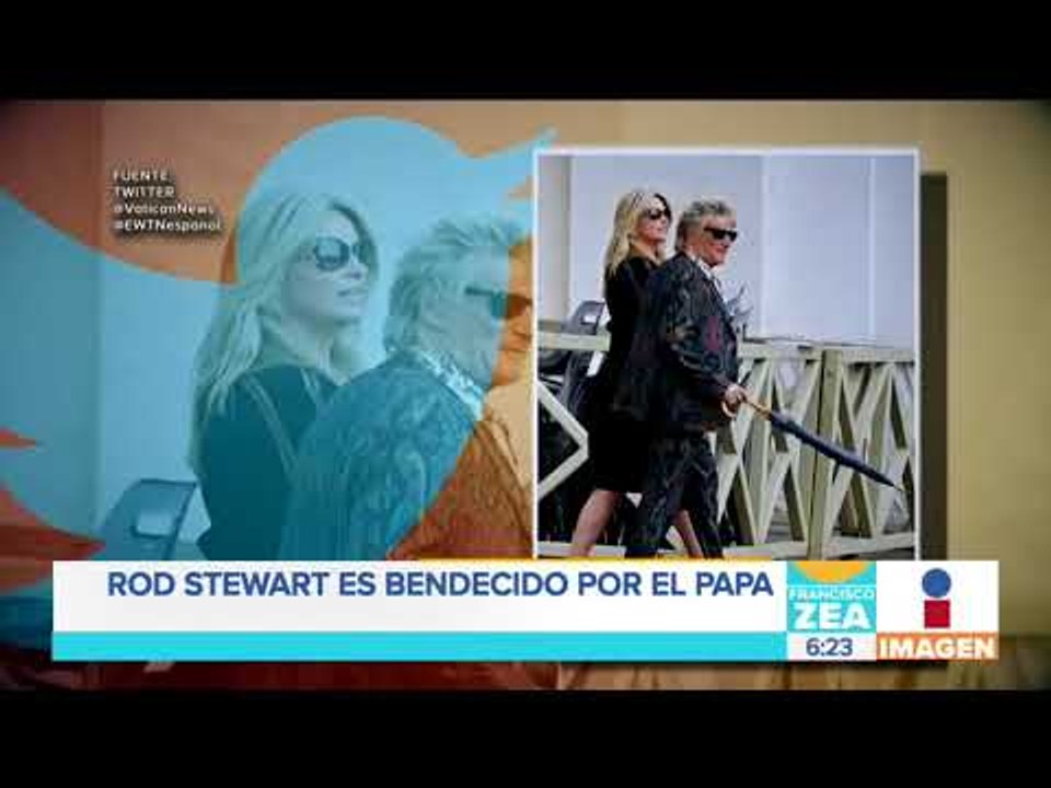 Rod Stewart recibió la bendición del Papa Francisco en el Vaticano | Noticias con Francisco Zea