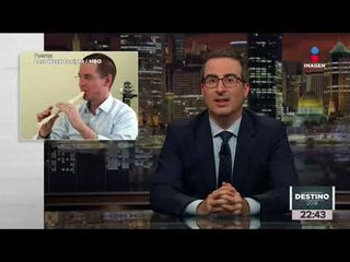 El comediante John Oliver hizo una parodia de las elecciones mexicanas