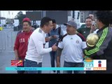 Aficionados mexicanos se reúnen en el Zócalo | Noticias con Francisco Zea