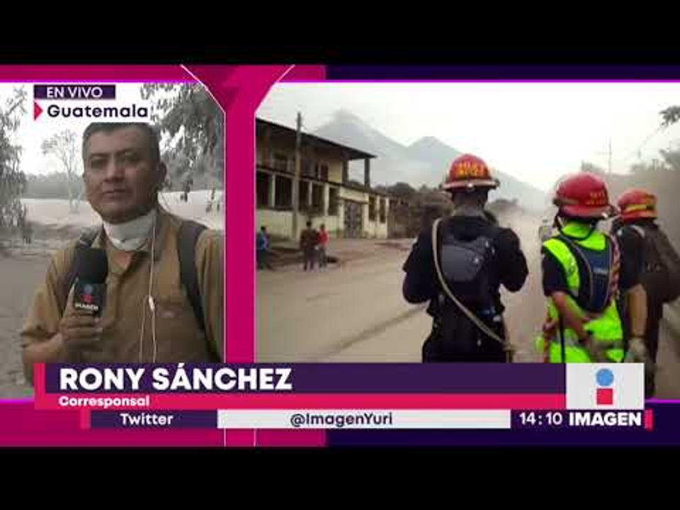 Cómo están en Guatemala ahorita, después de la erupción del Volcán| Noticias con Yuriria
