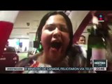 Candidata de Morena festejó con una botella de champán | Noticias con Ciro Gómez