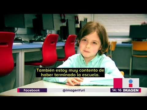 Niño de 8 años se gradúa de la secundaria y ya es universitario | Noticias con Yuriria Sierra