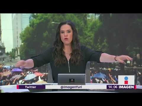 Se enfrentan integrantes de CNTE con granaderos en CDMX | Noticias con Yuriria Sierra