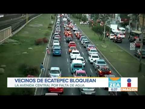 Vecinos de Ecatepec bloquean la Avenida Central por falta de agua | Noticias con Francisco Zea