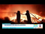 Incendio en recicladora de Aguascalientes | Noticias con Francisco Zea