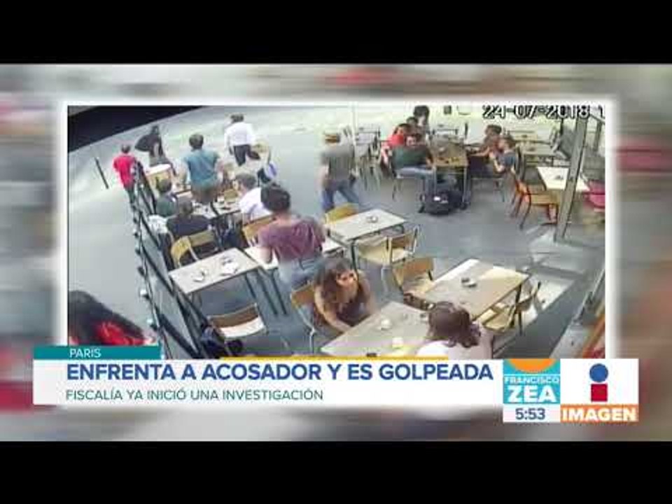 Mujer enfrenta a su acosador y es golpeada | Noticias con Francisco Zea