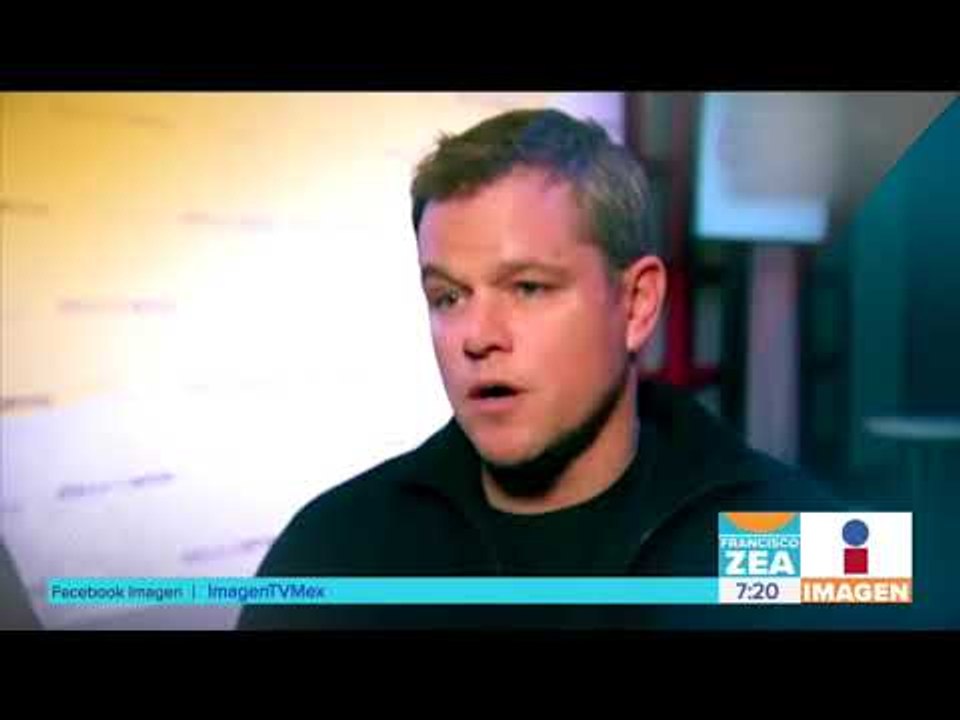 ¡Esta será la nueva cinta que protagonizará Matt Damon! | Noticias con Francisco Zea