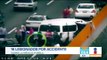 Carambola en la Autopista México-Puebla deja 16 heridos | Noticias con Francisco Zea