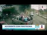 ¡Otro accidente con pirotecnia! | Noticias con Francisco Zea