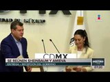Reunión de José Ramón Amieva con Claudia Sheinbaum | Noticias con Francisco Zea