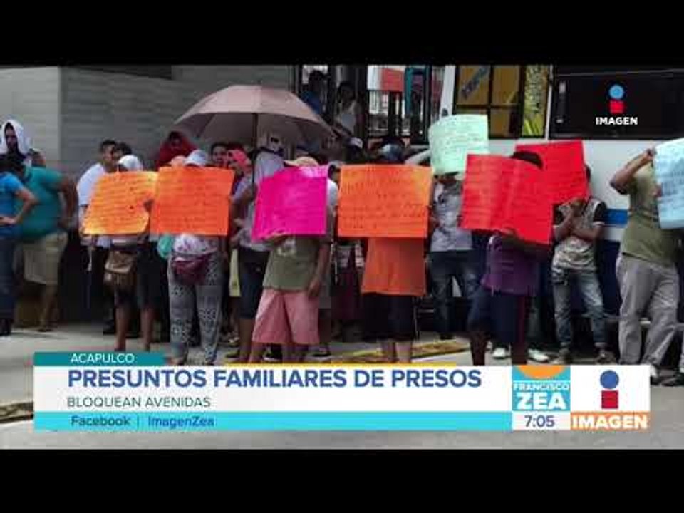 Bloquean avenidas de Acapulco para exigir que t...