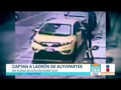 Robo de autopartes en la Colonia Roma | Noticias con Francisco Zea