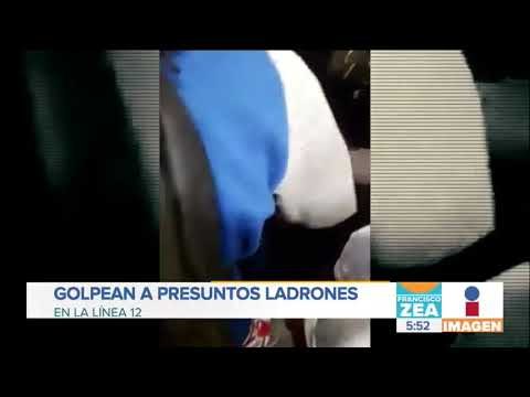 Usuarios del Metro golpean a dos ladrones | Noticias con Francisco Zea