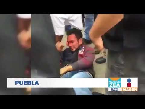 Vecinos atrapan y golpean a un ladrón en Puebla | Noticias con Francisco Zea
