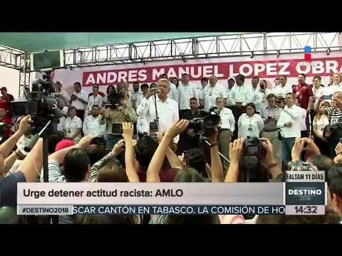AMLO urge a EPN detener actos racistas e inhumanos de Donald Trump | Noticias con Yuriria Sierra
