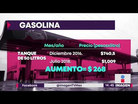 Precio de gasolina sube en México y baja en E.U.A. ¿Por qué? | Noticias con Yuriria Sierra