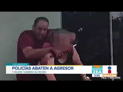 Policías de Los Ángeles matan a un rehén y su agresor | Noticias con Francisco Zea