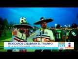 Así fue como aficionados mexicanos celebraron en Rusia el triunfo del Tri | Noticias con Paco Zea