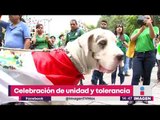 ¡Viva México! Comunidad LGBT y aficionados del futbol marchan juntos | Noticias con Yuriria Sierra